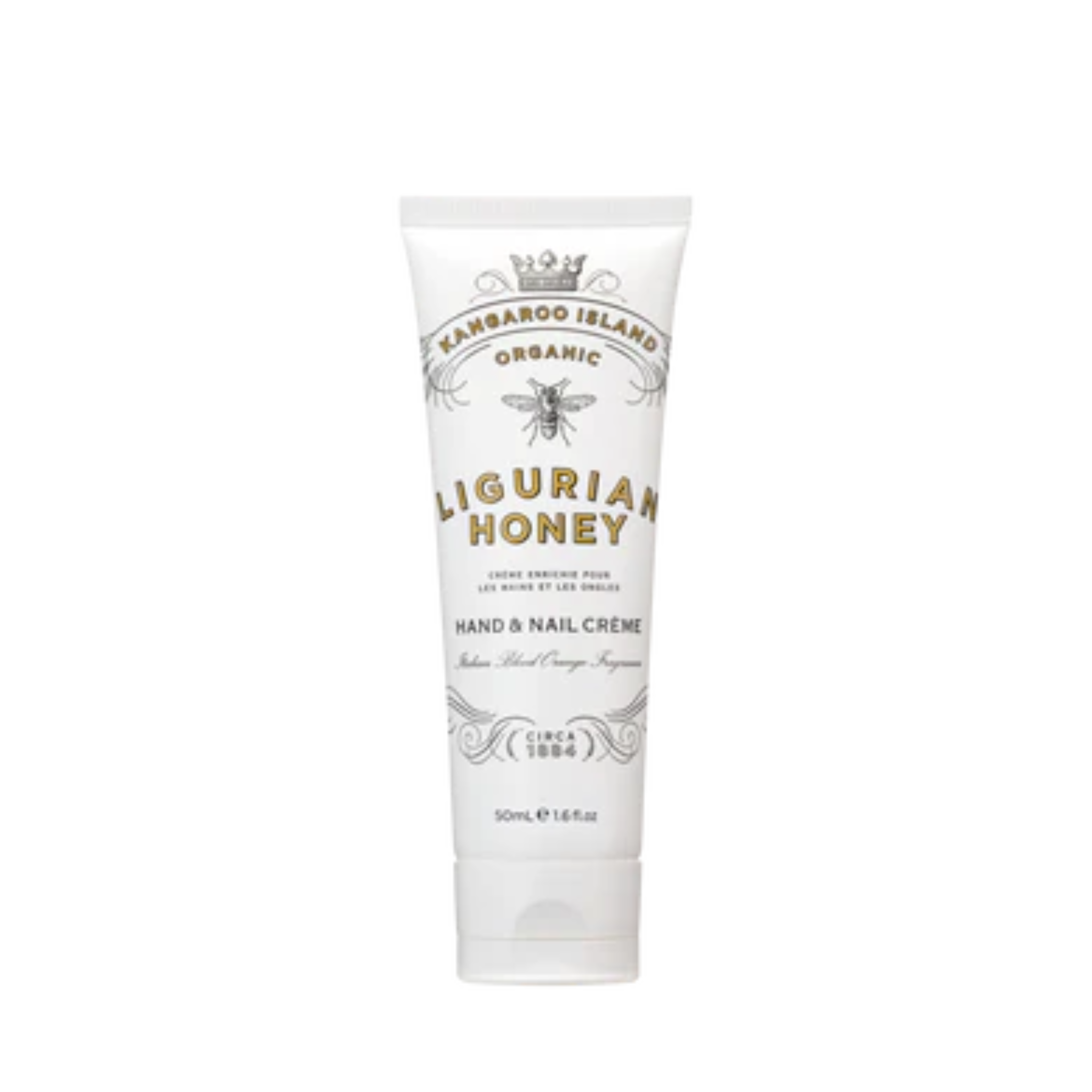 K.I. Ligurian Honey Hand & Nail Crème – 50ml Nourishing Hand Cream with Organic Honey and Jojoba Oil