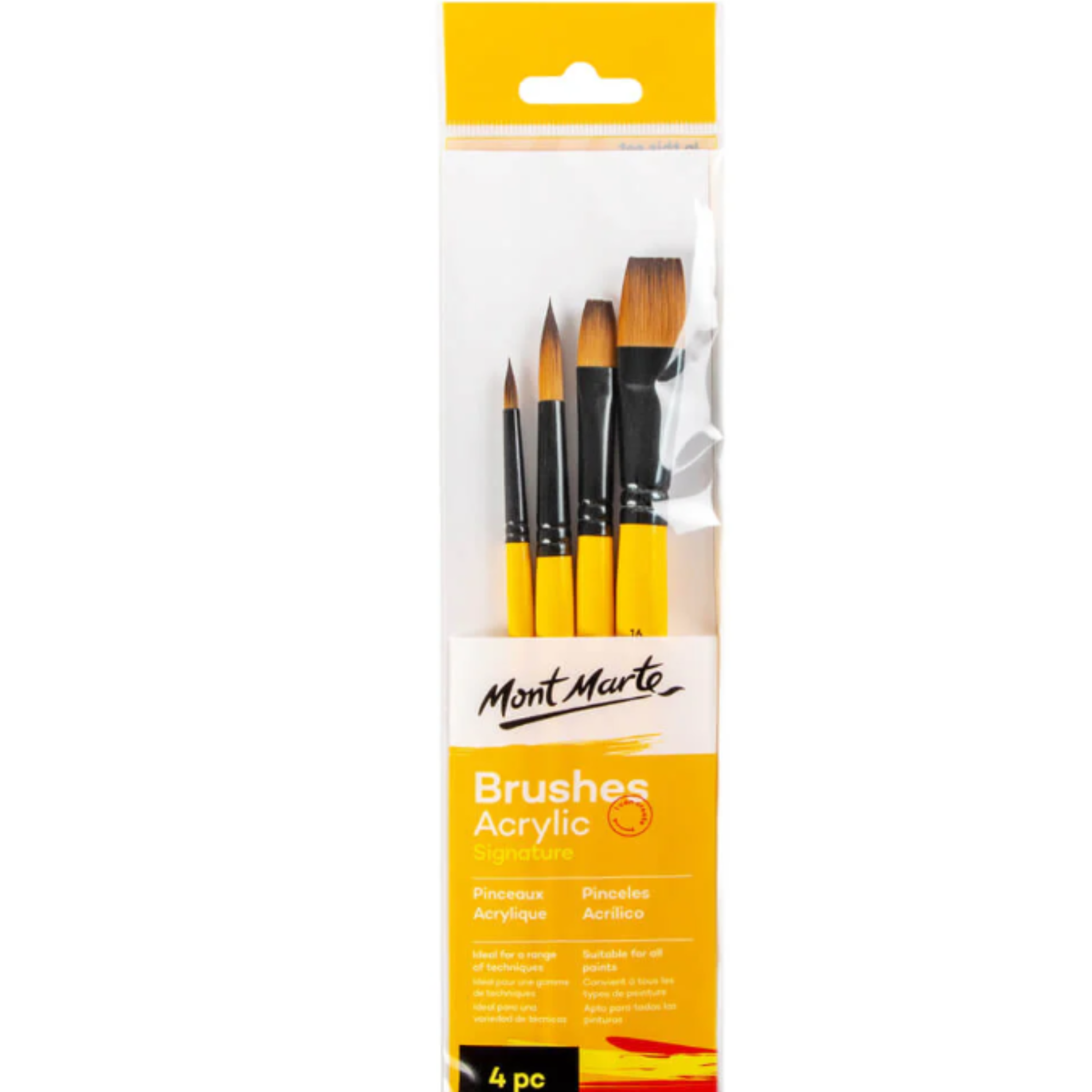 Acrylic Brushes Signature 4pc