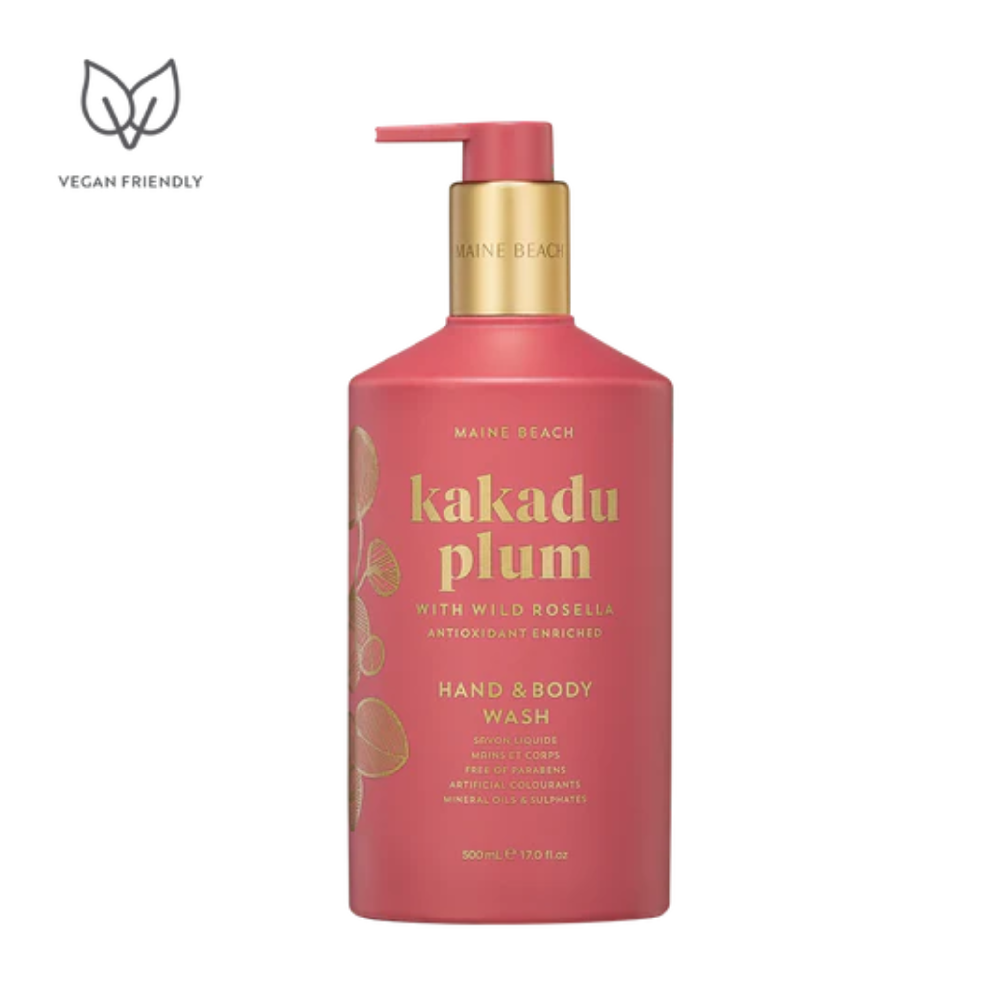 Kakadu Plum Hand & Body Wash – 500ml Antioxidant-Rich Skin Nourishing Formula