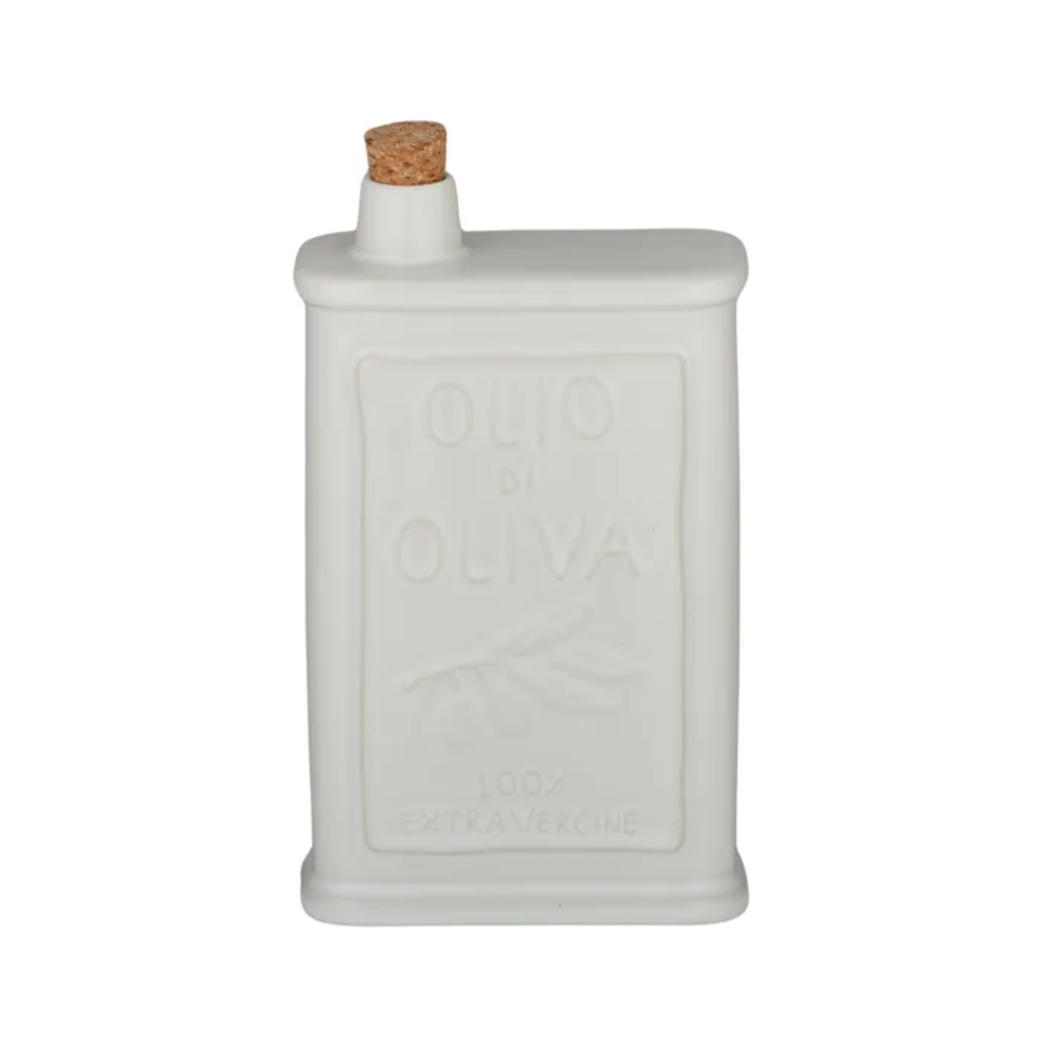 Olio Ceramic Oil Bottle – 22cm White Oil Dispenser